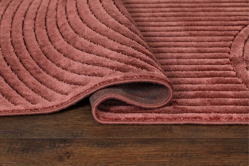 Amore Art Viskosematte Rektangulær 160x230 cm - Dusty Rose - Tekstiler - Tepper & Matter - Moderne tepper - Viskosematter