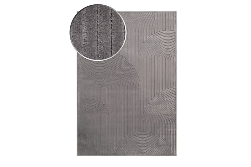 Amore Art Viskosematte Rektangulær 160x230 cm - Grå - Tekstiler - Tepper & Matter - Moderne tepper - Viskosematter