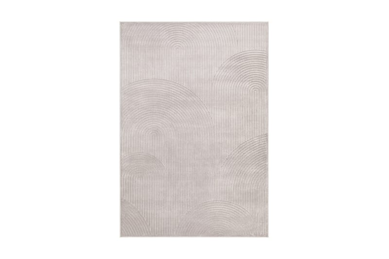 Amore Art Viskosematte Rektangulær 160x230 cm - Sølv - Viskosematter