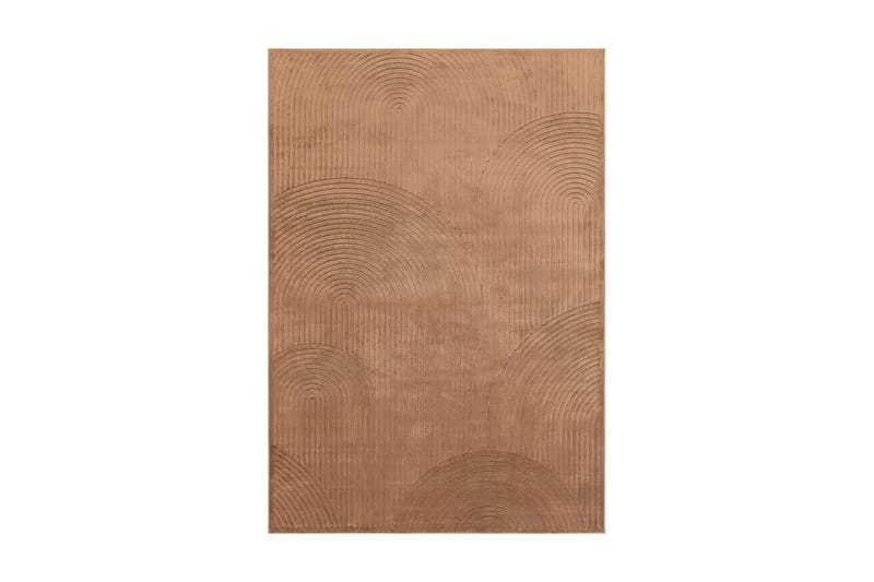Amore Art Viskosematte Rektangulær 160x230 cm - Terracotta - Viskosematter