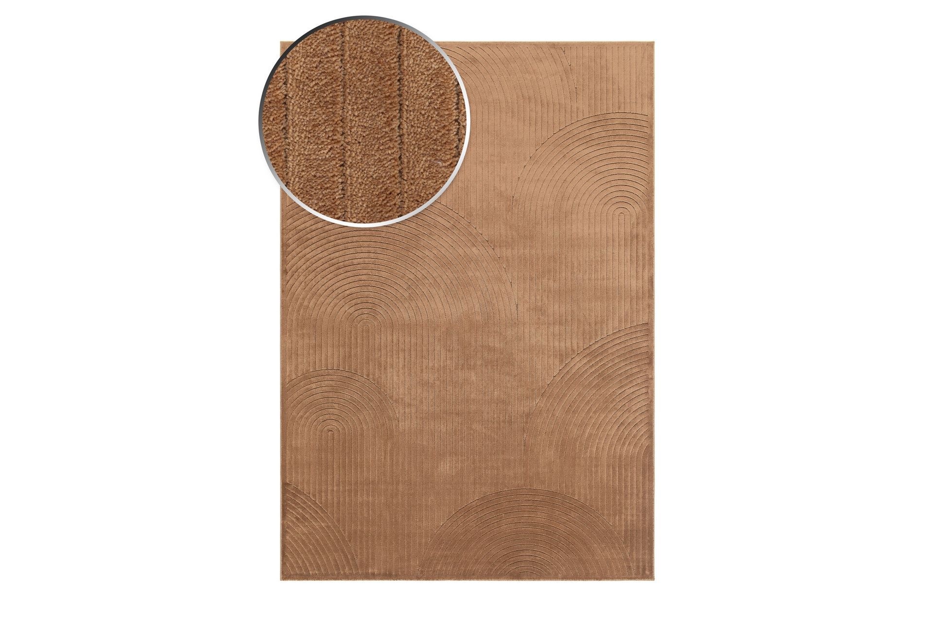 Amore Art Viskosematte Rektangulær 160x230 cm - Terracotta - Tekstiler - Tepper & Matter - Moderne tepper - Viskosematter