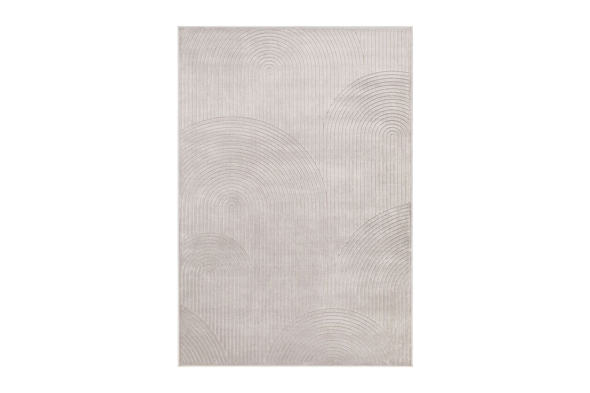 Amore Art Viskosematte Rektangulær 200x290 cm - Sølv - Tekstiler - Tepper & Matter - Moderne tepper - Viskosematter