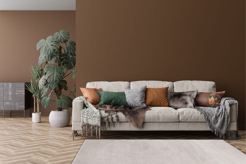 Amore Art Viskosematte Rektangulær 200x290 cm - Sølv - Tekstiler - Tepper & Matter - Moderne tepper - Viskosematter