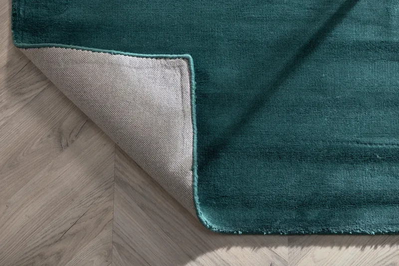 Indra Viskosmatte 170x240 - Grøn - Tekstiler - Tepper & Matter - Moderne tepper - Viskosematter