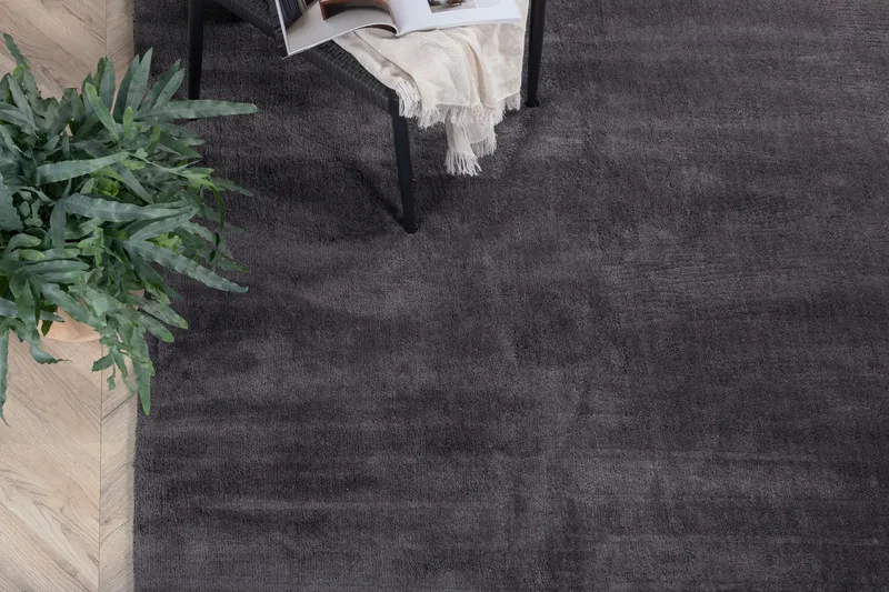 Undra Viskosematte 200x300 - Mørkegrå - Tekstiler - Tepper & Matter - Moderne tepper - Viskosematter