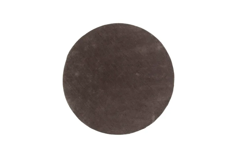 Undra Viskosematte Rund 200 - Mørkegrå - Tekstiler - Tepper & Matter - Moderne tepper - Viskosematter