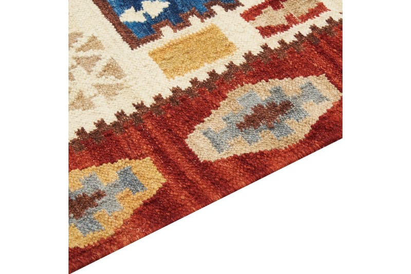 Voskehat Ullteppe 200x300 cm - Rød - Tekstiler - Tepper & Matter - Moderne tepper - Ullteppe