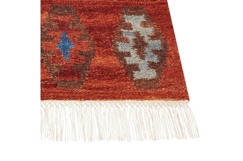 Voskehat Ullteppe 200x300 cm - Rød - Tekstiler - Tepper & Matter - Moderne tepper - Ullteppe