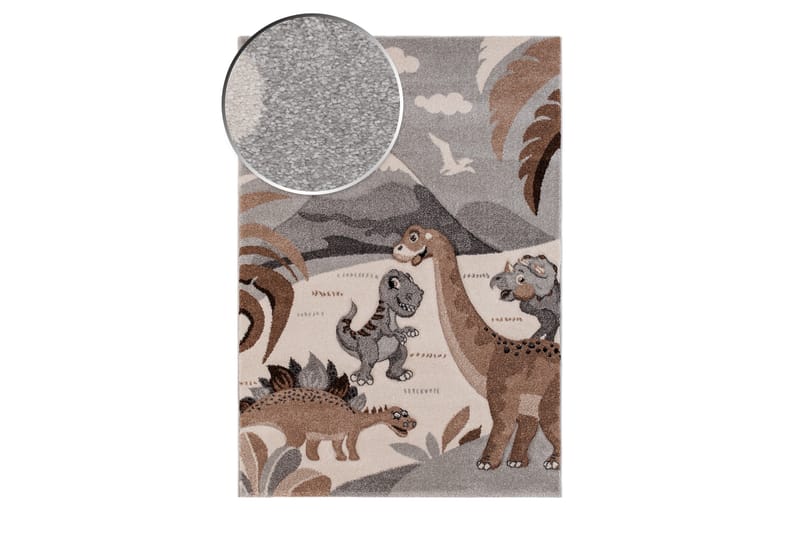 Atlas Jurassic Wiltonmatte 120x170 cm - Grå/Natur - Tekstiler - Tepper & Matter - Moderne tepper - Wiltontepper