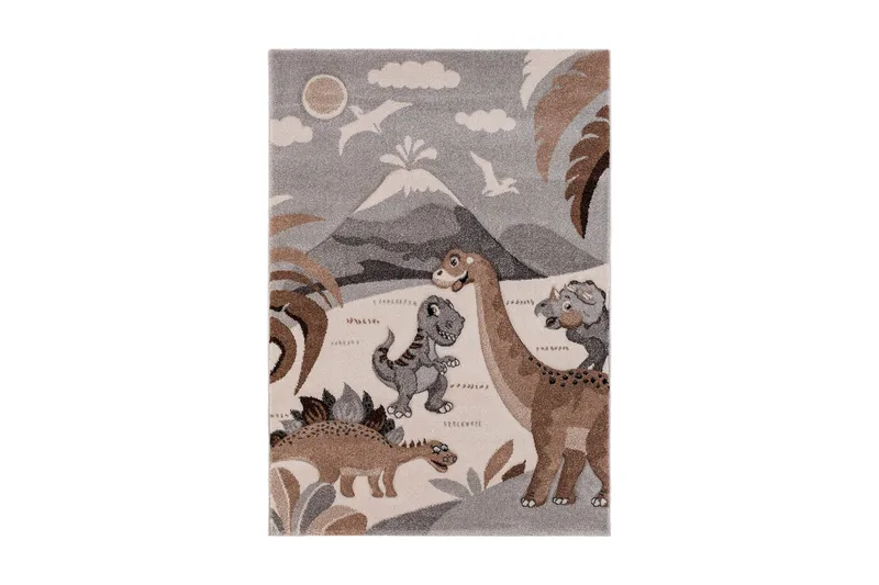 Atlas Jurassic Wiltonmatte 120x170 cm, Grå/Natur