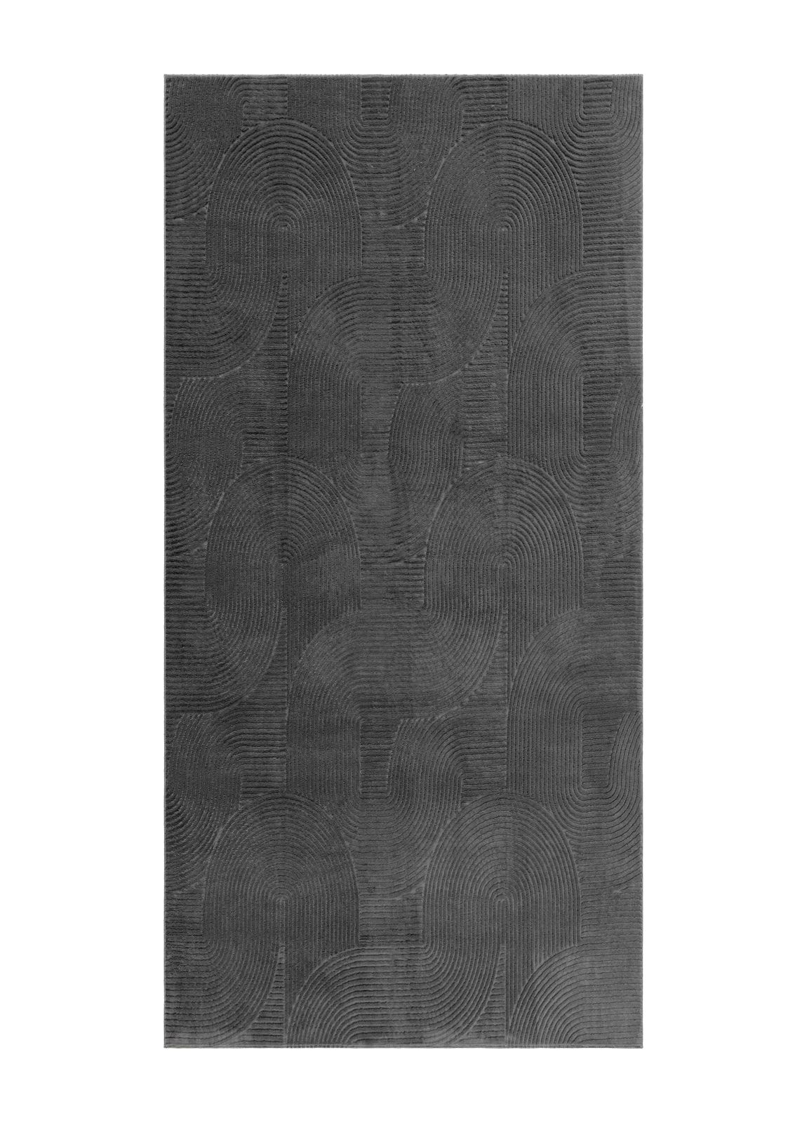 Castello Løper 80x250 cm Rektangulær - Grafitt - Tekstiler - Tepper & Matter - Moderne tepper - Wiltontepper