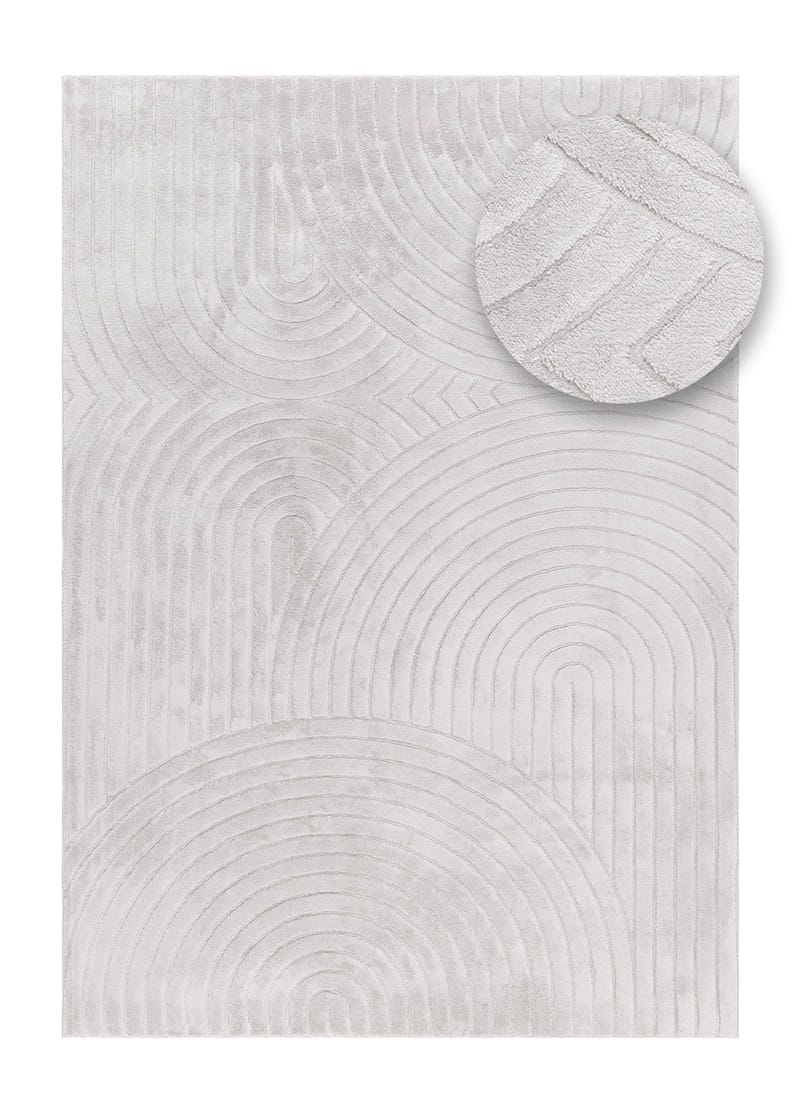 Maskinvevd teppe Cozy Zen 200x290 cm - Grå - Tekstiler - Tepper & Matter - Moderne tepper - Wiltontepper
