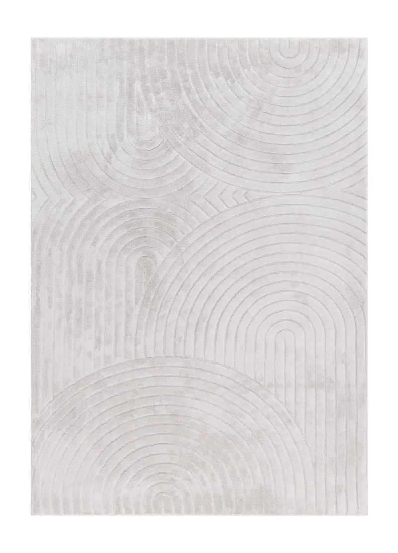 Maskinvevd teppe Cozy Zen 200x290 cm, Grå