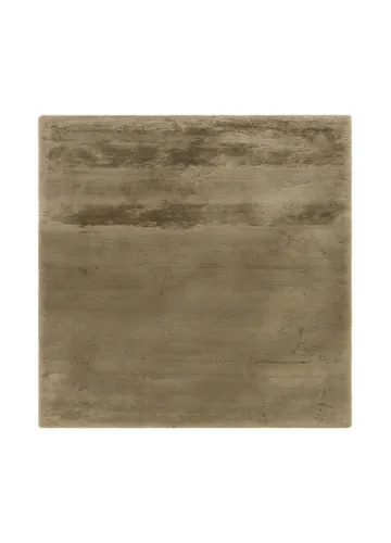 Maskinvevd teppe KM Home Heaven Deluxe KVADRAT 200x200 Olivengrønn