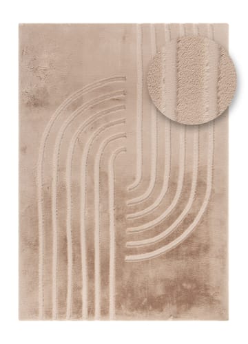 Maskinvevd teppe KM Home Heaven Modern 240x340 Taupe - Taupe - Tekstiler - Tepper & Matter - Moderne tepper - Wiltontepper