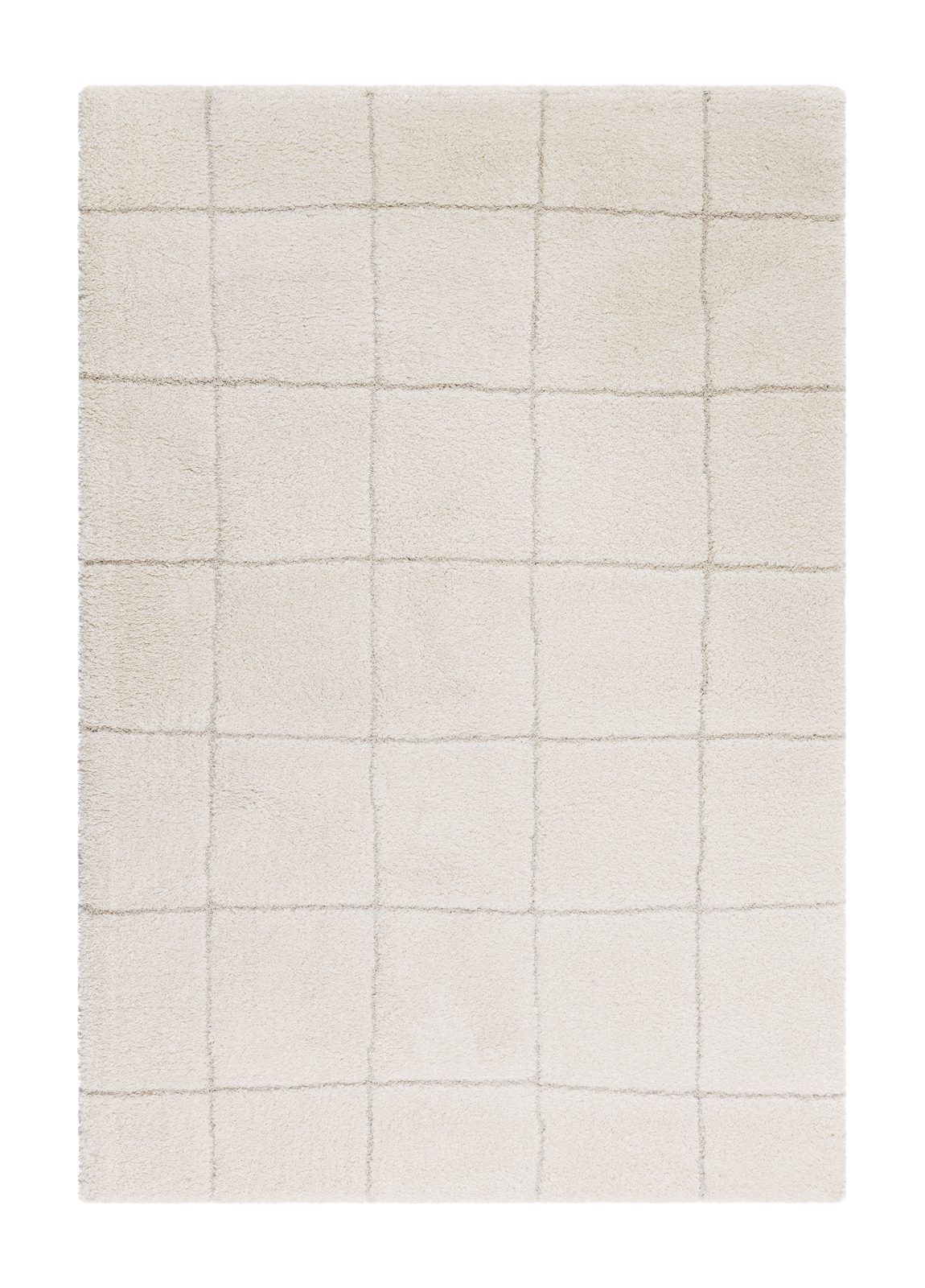 Maskinvevd teppe KM Home Montana Square 140x200 Creme - Creme