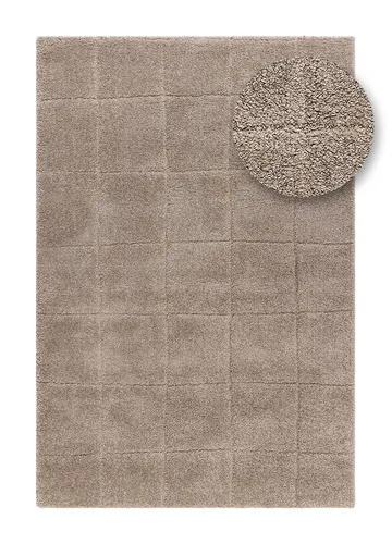 Maskinvevd teppe KM Home Montana Square 200x290 Greige - greige - Tekstiler - Tepper & Matter - Moderne tepper - Wiltontepper