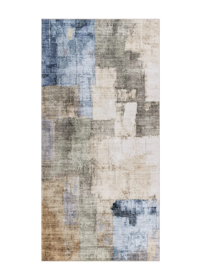 Maskinvevd teppe KM Home Nevada Vintage 80x300 cm Grønn, grønn