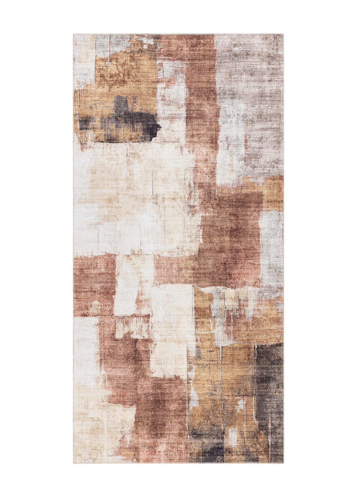 Maskinvevd teppe KM Home Nevada Vintage 80x300 cm Rust - Rust