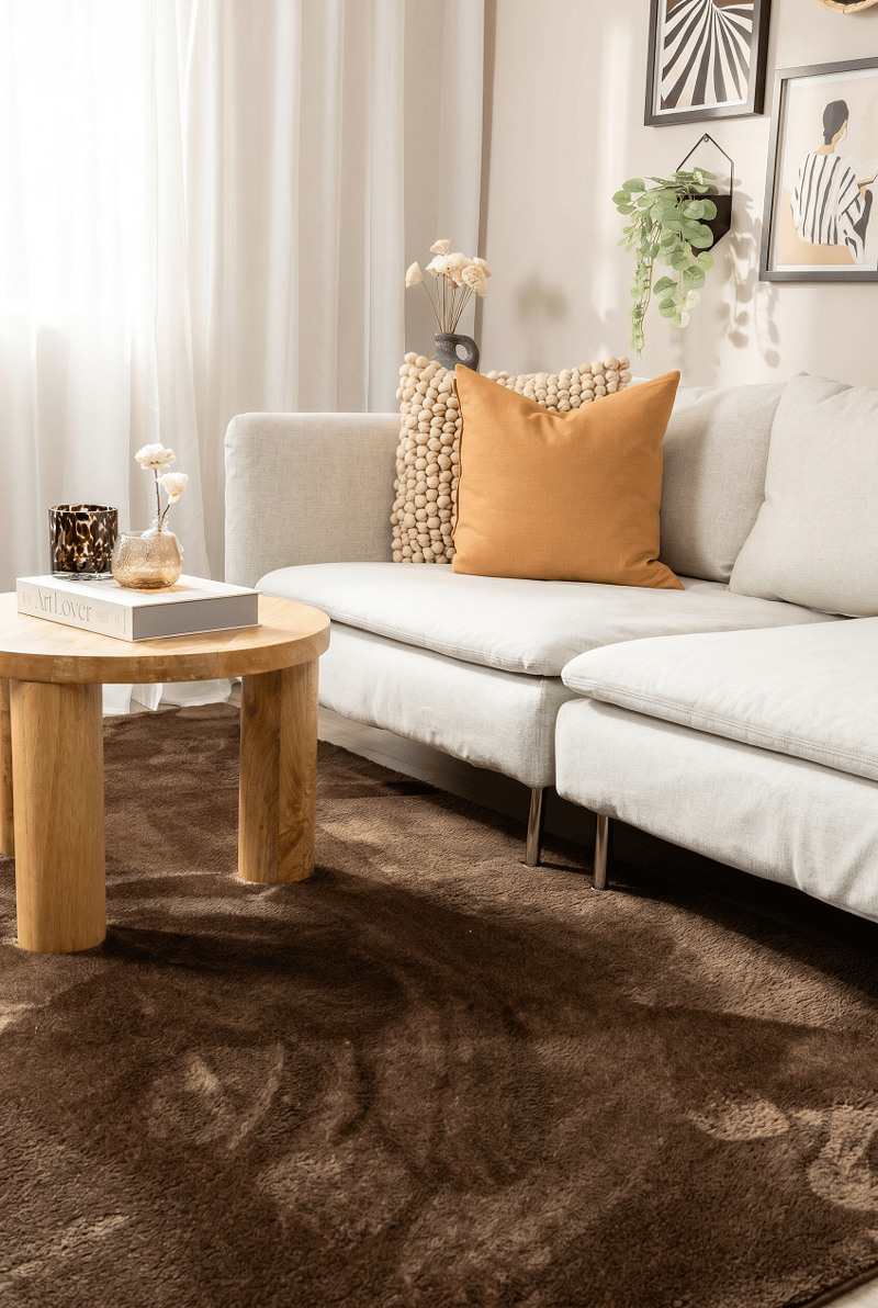 Maskinvevd teppe KM Home Tender 200x290 Sjokolade - sjokolade - Tekstiler - Tepper & Matter - Moderne tepper - Wiltontepper
