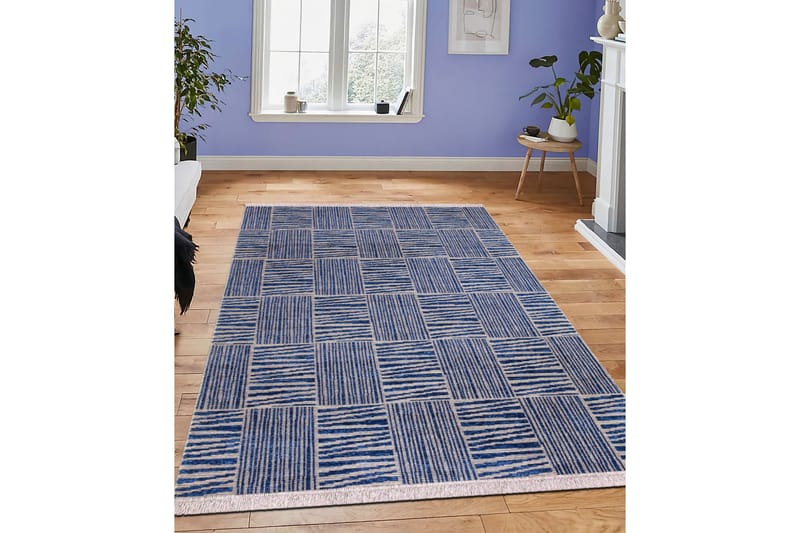 Nishino Wiltonteppe 120x180 cm Rektangulær - Marineblå - Tekstiler - Tepper & Matter - Moderne tepper - Wiltontepper