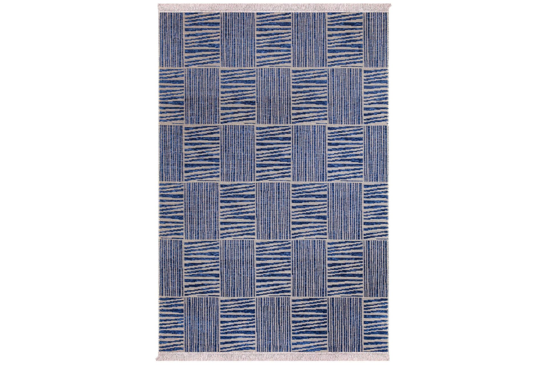 Nishino Wiltonteppe 120x180 cm Rektangulær - Marineblå - Tekstiler - Tepper & Matter - Moderne tepper - Wiltontepper