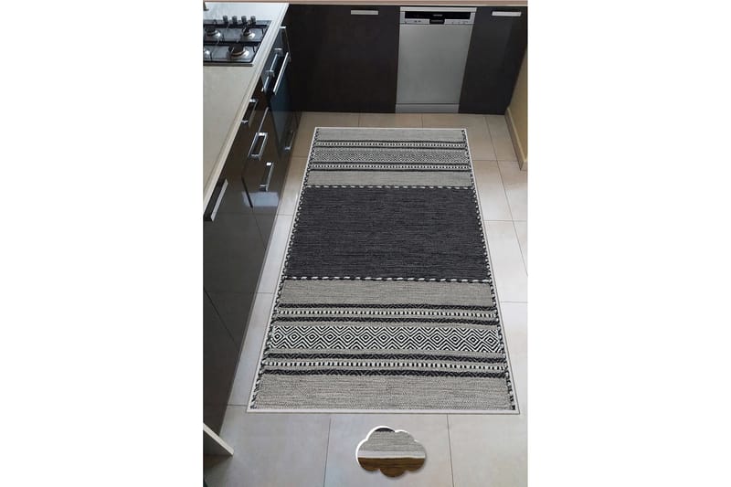 Nobutaka Wiltonteppe 60x100 cm Rektangulær, Grå