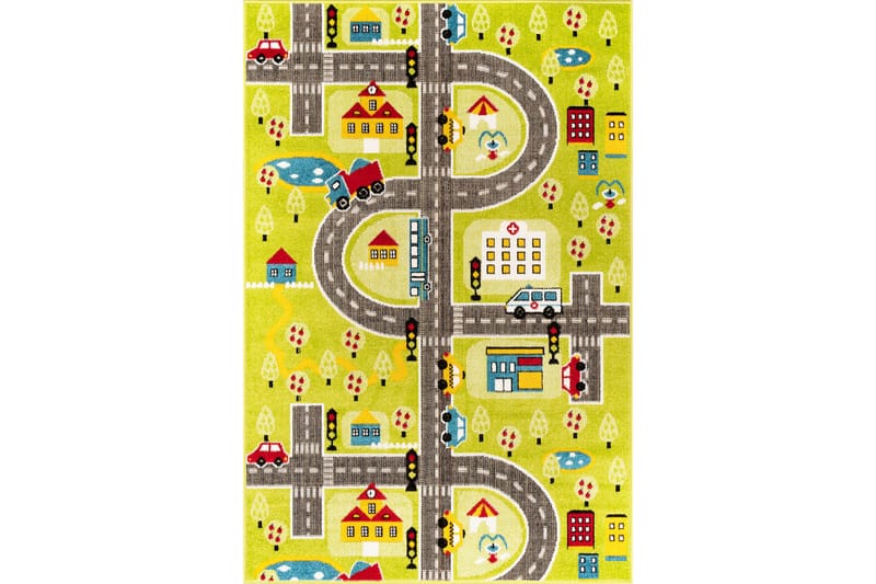 Noorpa Wiltonteppe 160x230 cm Rektangulær - Gr�ønn - Tekstiler - Tepper & Matter - Moderne tepper - Wiltontepper