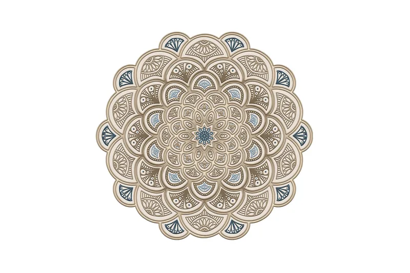 Rafat Gangmatte 100x100 cm Rektangulær - Krem - Tekstiler - Tepper & Matter - Moderne tepper - Wiltontepper