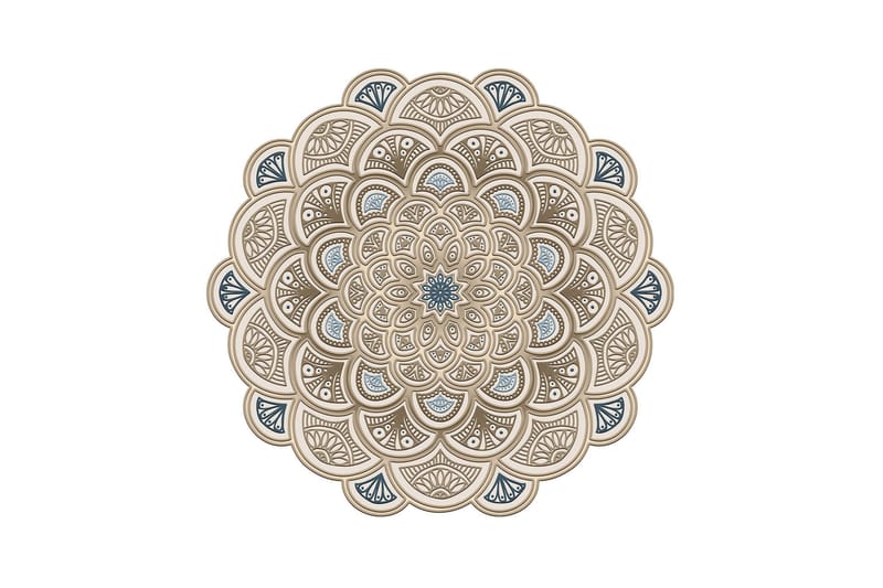 Rafat Gangmatte 100x100 cm Rektangulær - Krem - Tekstiler - Tepper & Matter - Moderne tepper - Wiltontepper