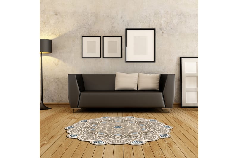 Rafi Wiltonteppe 180x180 cm Rektangulær - Krem - Tekstiler - Tepper & Matter - Hall matte