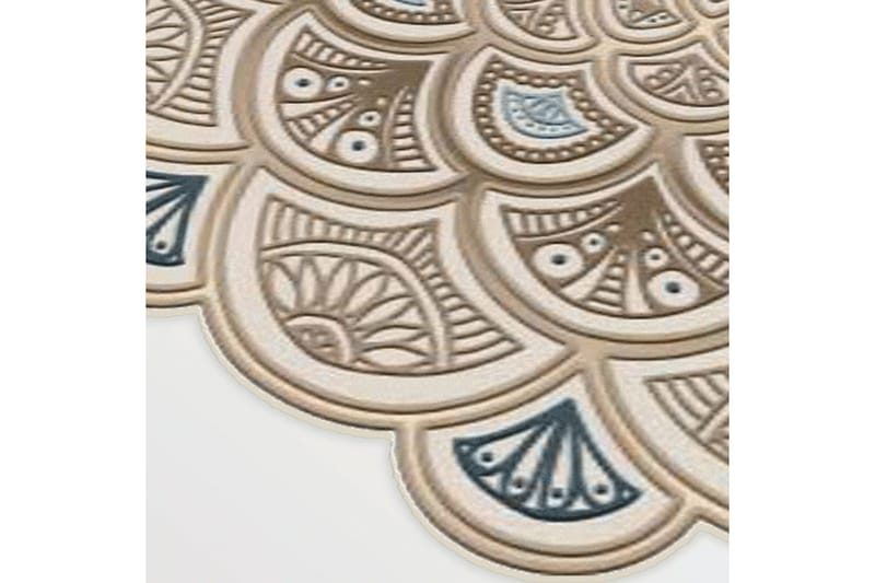 Rafi Wiltonteppe 180x180 cm Rektangulær - Krem - Tekstiler - Tepper & Matter - Moderne tepper - Wiltontepper