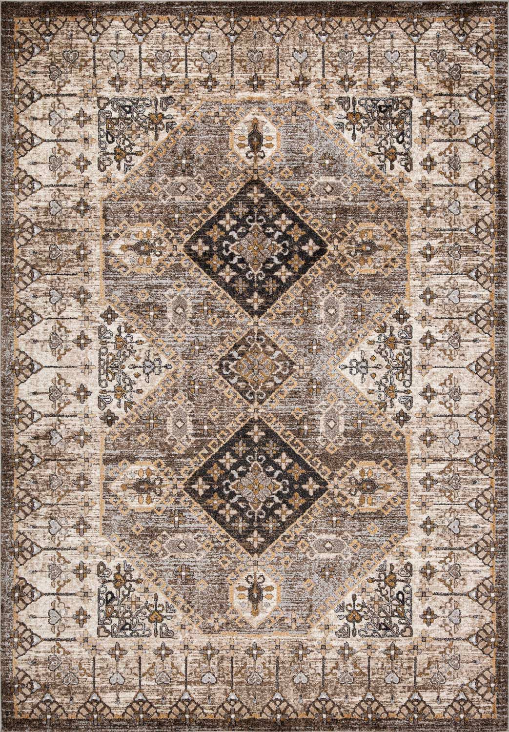 Teppe Yelvi 160x230 cm - Brun/beige