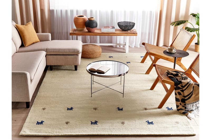 Yali Ryeteppe 200x300 cm - Beige - Tekstiler - Tepper & Matter - Moderne tepper - Ryeteppe