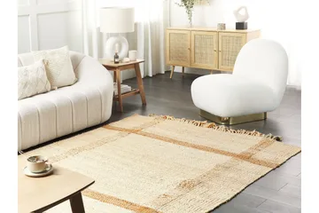 Yelmez Juteteppe 140x200 cm - Beige - Tekstiler - Tepper & Matter - Moderne tepper - Sisaltepper