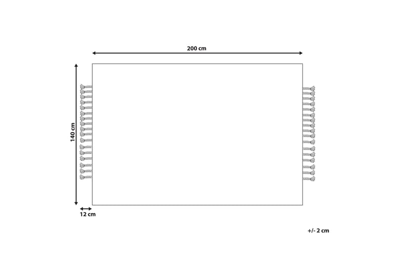 Yelmez Juteteppe 140x200 cm - Beige - Tekstiler - Tepper & Matter - Moderne tepper - Sisaltepper