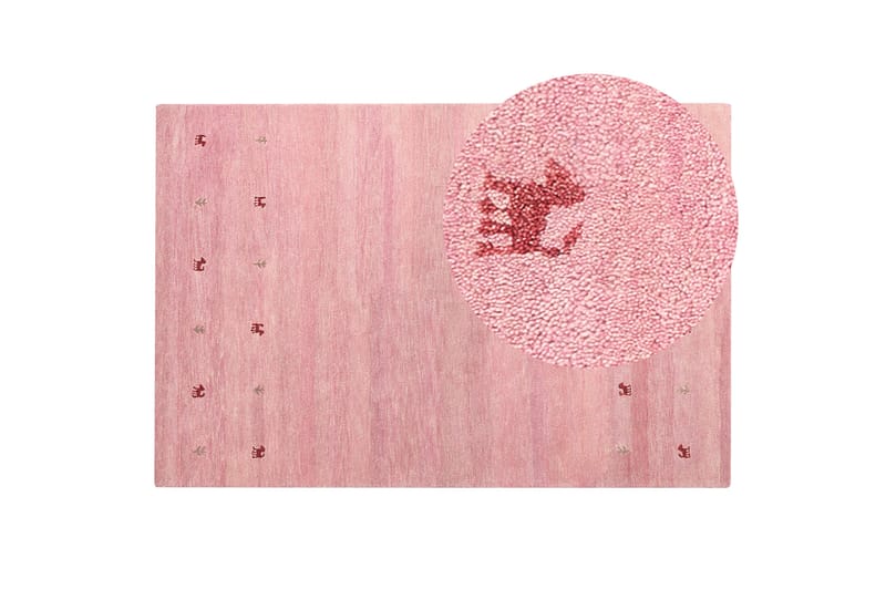 Yulafi Ryeteppe 200x300 cm - Rosa - Tekstiler - Tepper & Matter - Moderne tepper - Ryeteppe