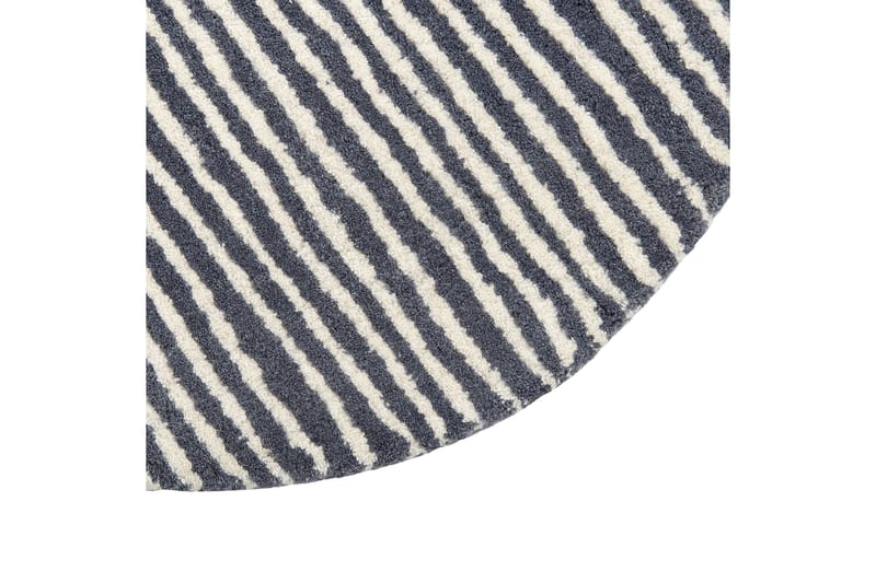 Zabol Ullteppe 140x200 cm Oval - Svart/hvit - Tekstiler - Tepper & Matter - Moderne tepper - Ullteppe