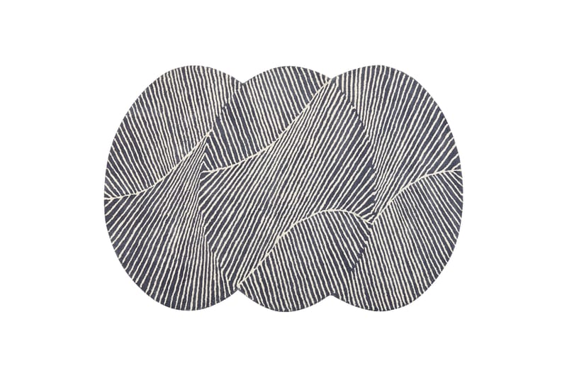 Zabol Ullteppe 140x200 cm Oval - Svart/hvit - Tekstiler - Tepper & Matter - Moderne tepper - Ullteppe