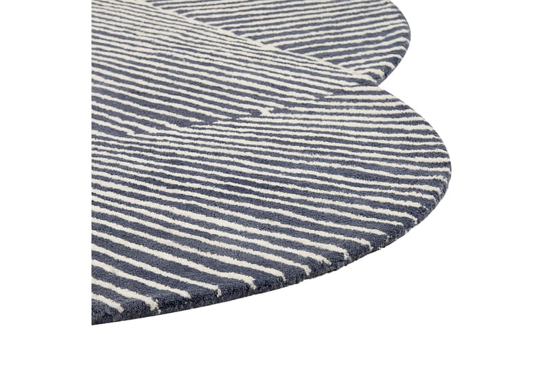 Zabol Ullteppe 140x200 cm Oval - Svart/hvit - Tekstiler - Tepper & Matter - Moderne tepper - Ullteppe