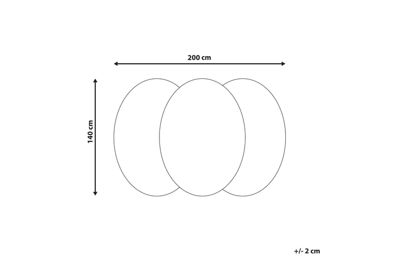 Zabol Ullteppe 140x200 cm Oval - Svart/hvit - Tekstiler - Tepper & Matter - Moderne tepper - Ullteppe