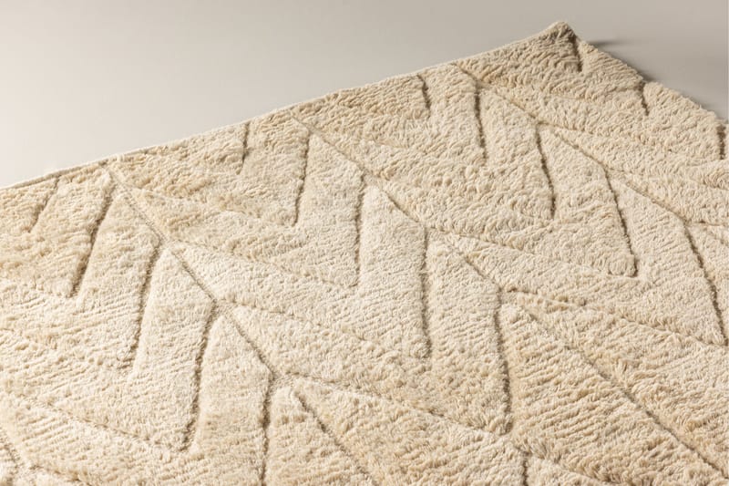 Zoe Ullteppe 200x300 cm Rektangulær - Beige - Tekstiler - Tepper & Matter - Moderne tepper - Ullteppe