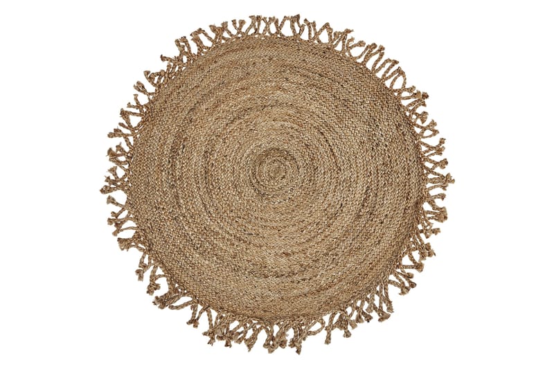 Zonguldak Ryeteppe 120 cm Rund, Beige