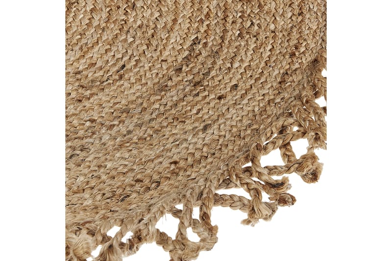 Zonguldak Ryeteppe 120 cm Rund - Beige - Tekstiler - Tepper & Matter - Moderne tepper - Ryeteppe