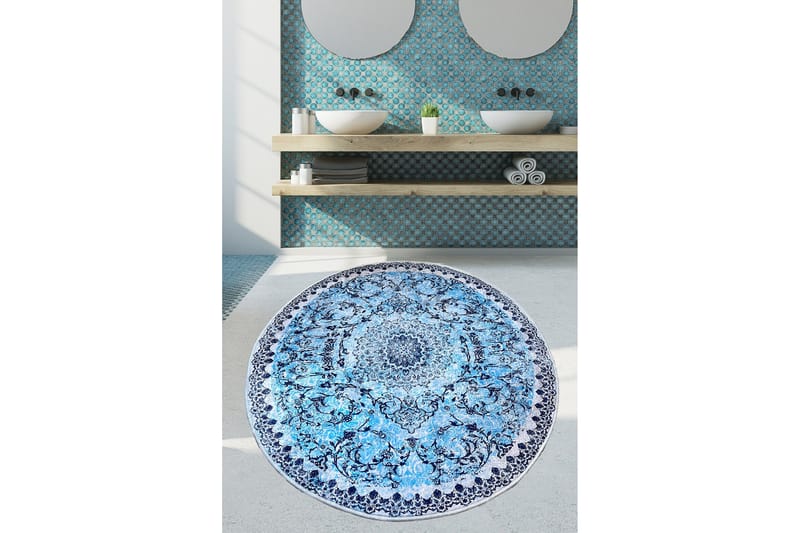 Navleen Baderomsmatte 120x120 cm Rektangulær, Flerfarget