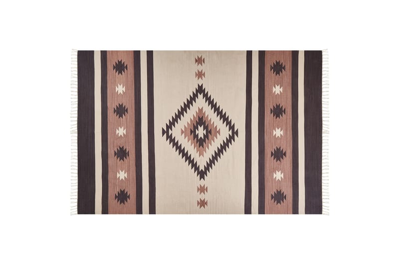 Aragats Kelimteppe 200x300 cm - Beige - Kelimtepper