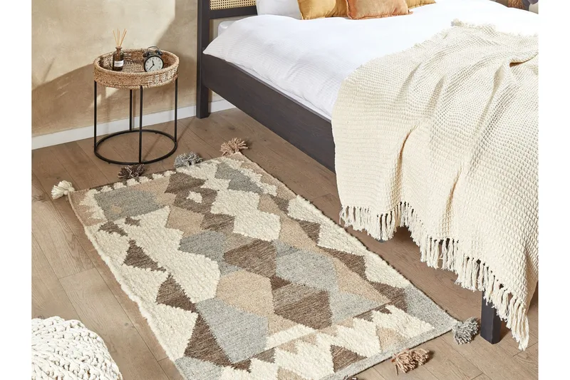 Aralez Kelimteppe 80x150 cm - Beige - Tekstiler - Tepper & Matter - Orientalske tepper - Kelimtepper