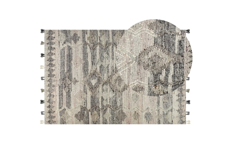 Aratashen Kelimteppe 80x150 cm - Grå - Tekstiler - Tepper & Matter - Orientalske tepper - Kelimtepper