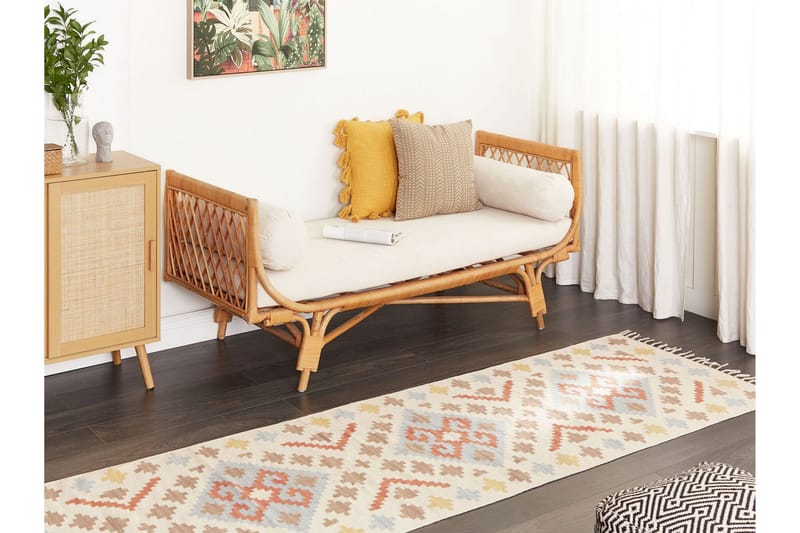 Atan Kelimteppe 80x300 cm - Beige - Tekstiler - Tepper & Matter - Orientalske tepper - Kelimtepper