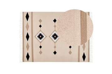 Berdik Kelimteppe 160x230 cm - Beige - Tekstiler - Tepper & Matter - Orientalske tepper - Kelimtepper